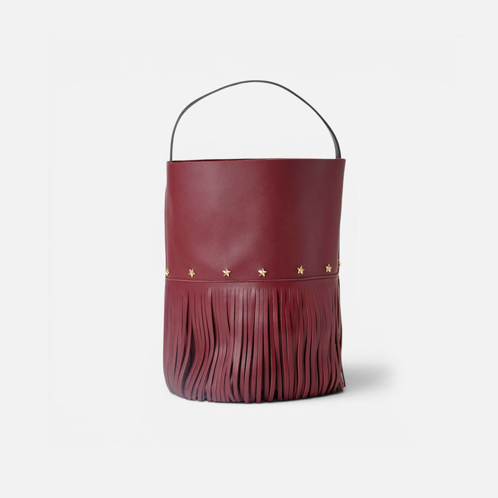 Bucket Fringes Burgundy