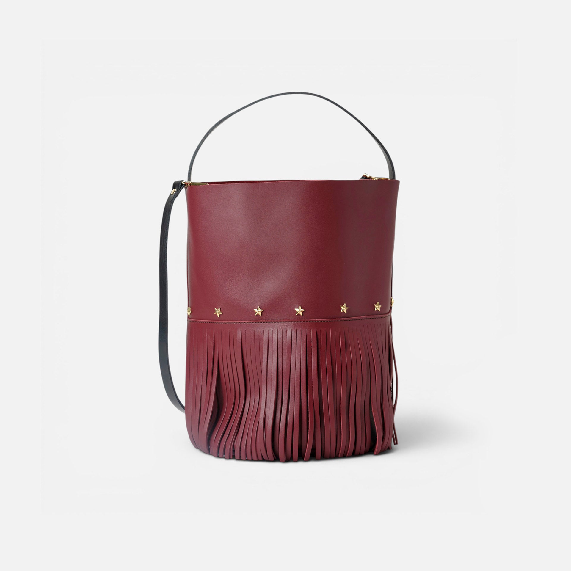 Bucket Fringes Burgundy