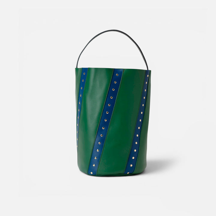 Bucket Twist Remaches Verde y Navy