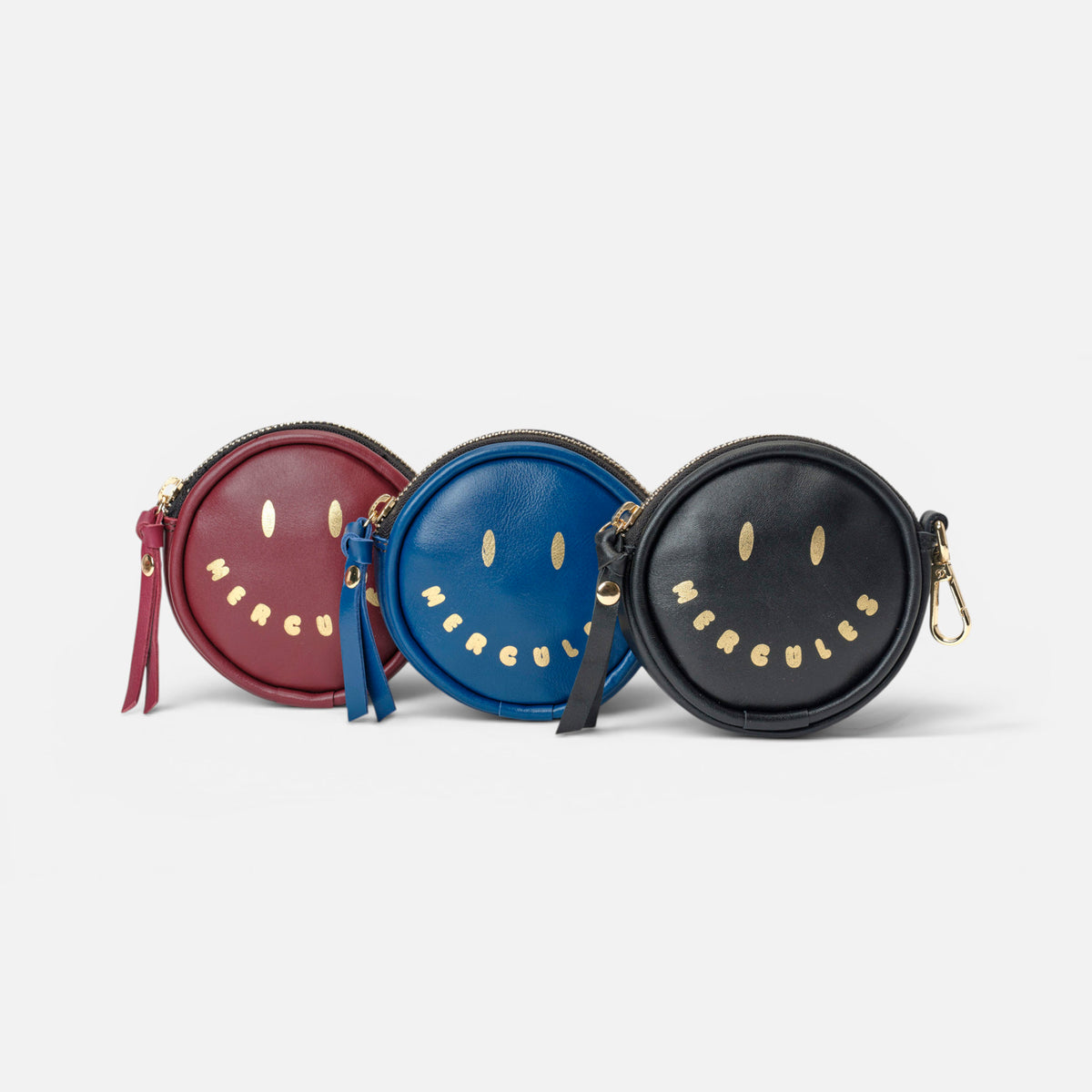 Monedero Smiley Burgundy
