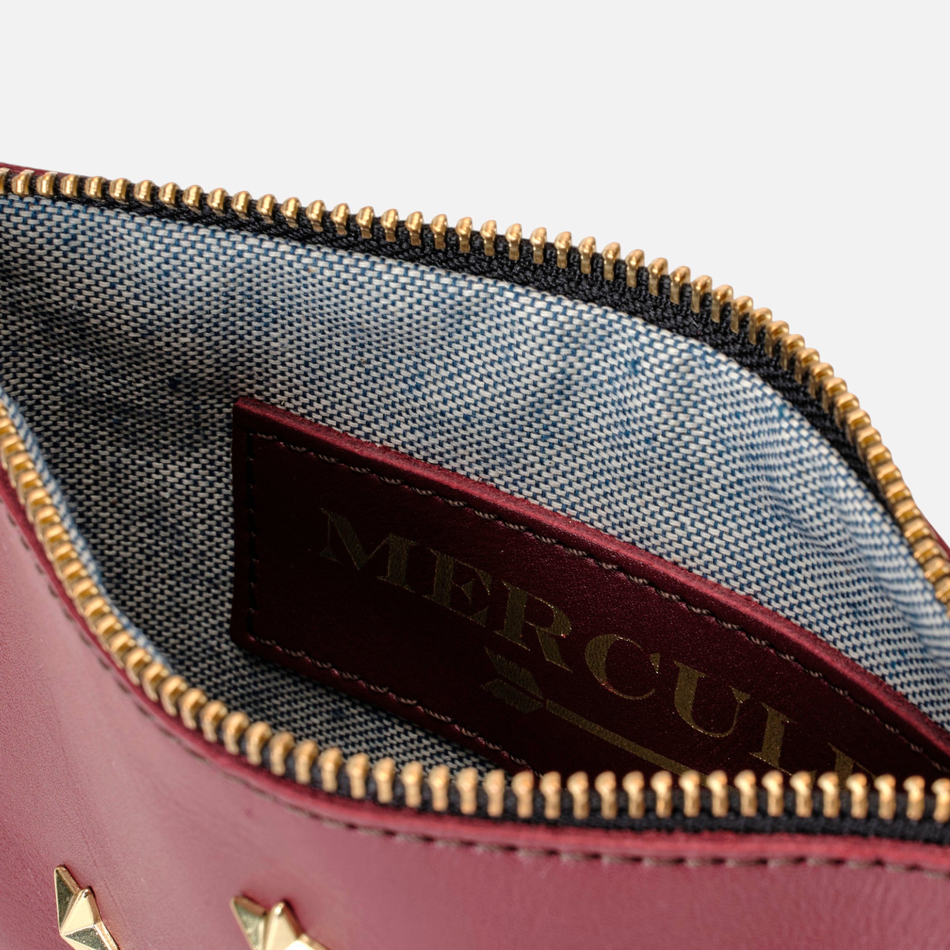 Wallet Stars Burgundy