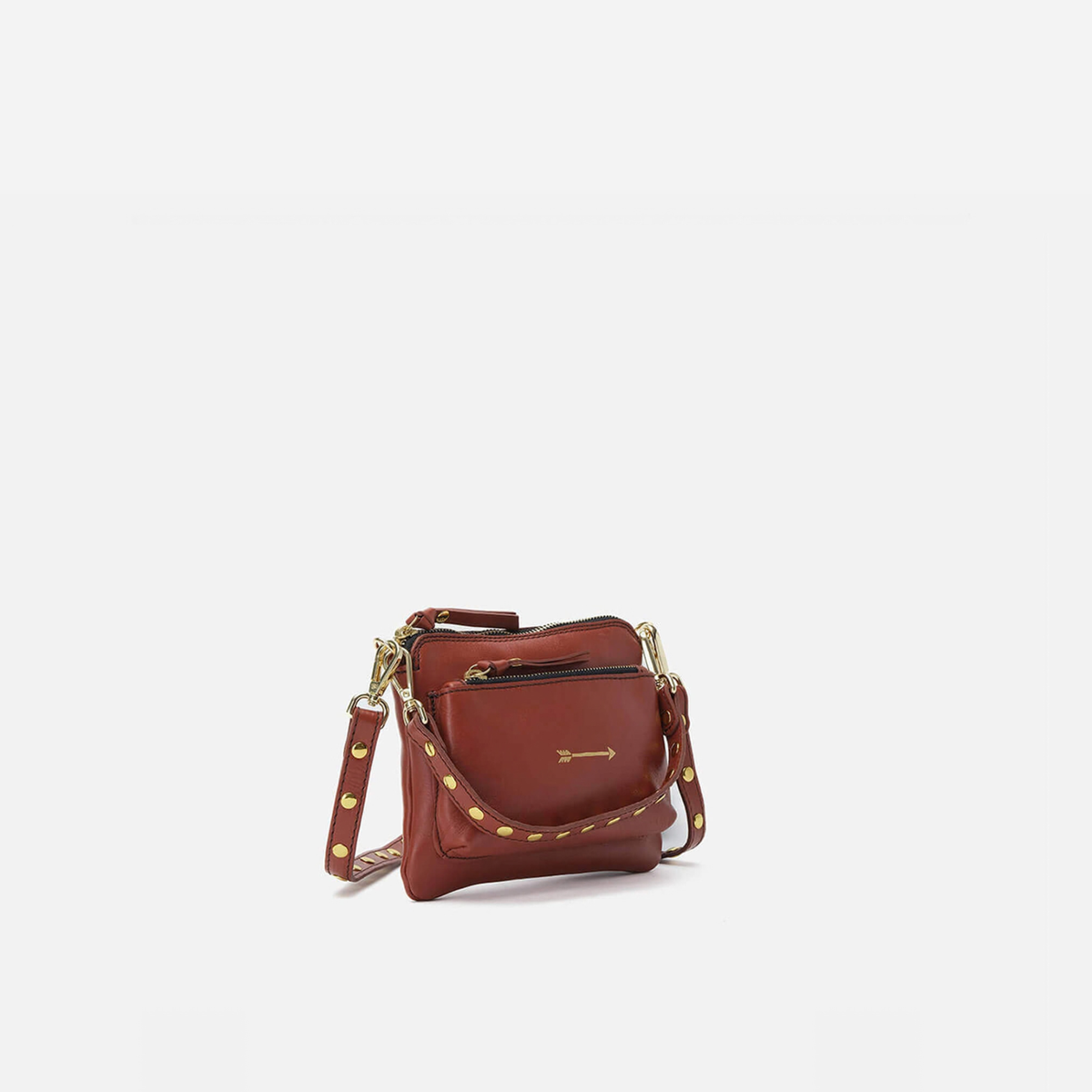 Bugsy small studded bag in tile, by Mercules