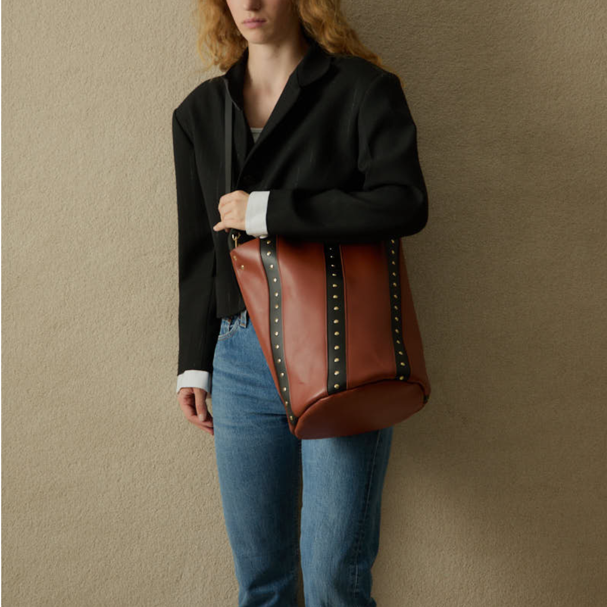 Bucket Twist Teja y Negro