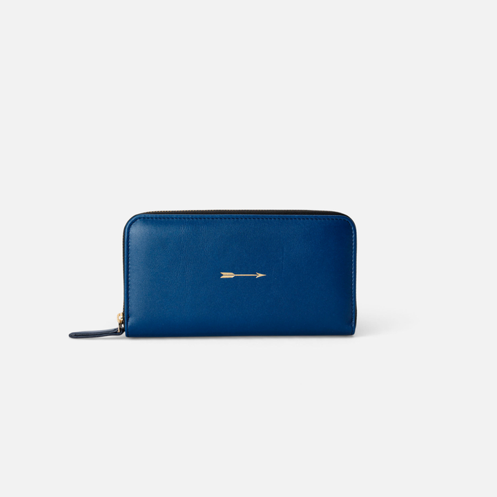 Cartera continental grande Navy
