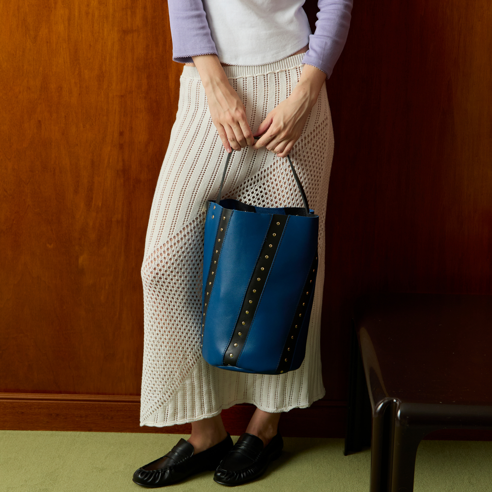 Bucket Twist Navy y Negro
