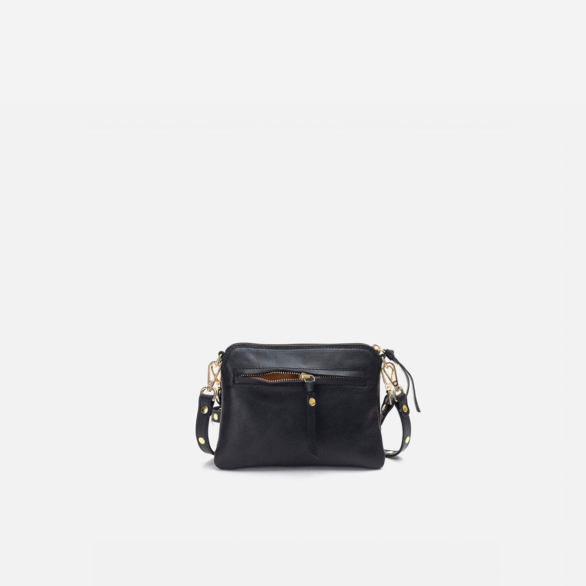 Bolso pequeño con tachuelas Bugsy color negro, de Mercules