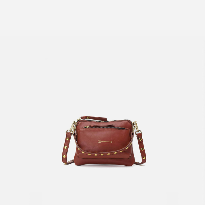Bugsy small studded bag in tile, by Mercules