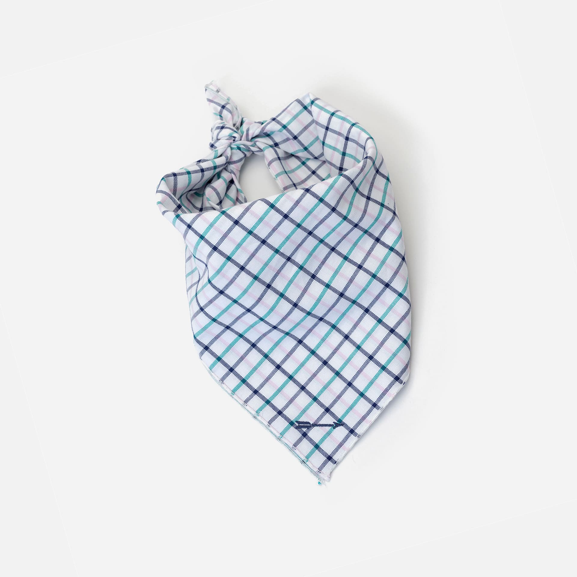 Bandana Cuadros Blanco