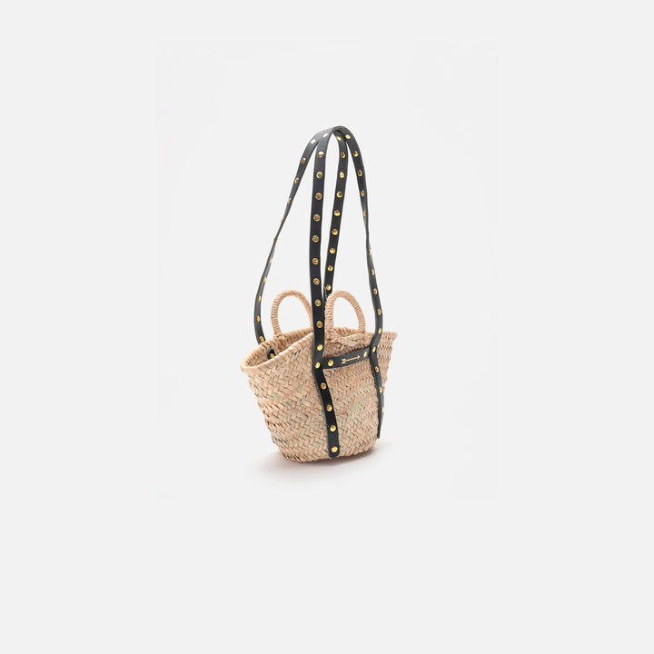Basket Small Tachuelas Negro