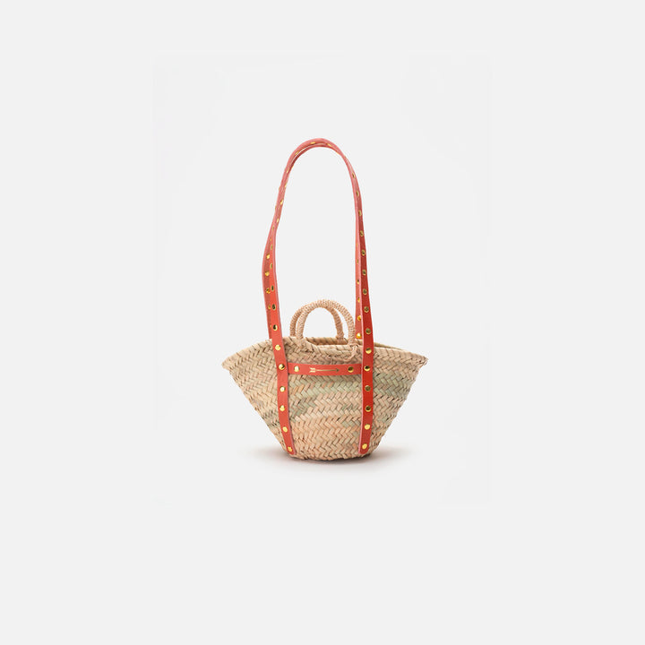 Basket Small Tachuelas Rosa