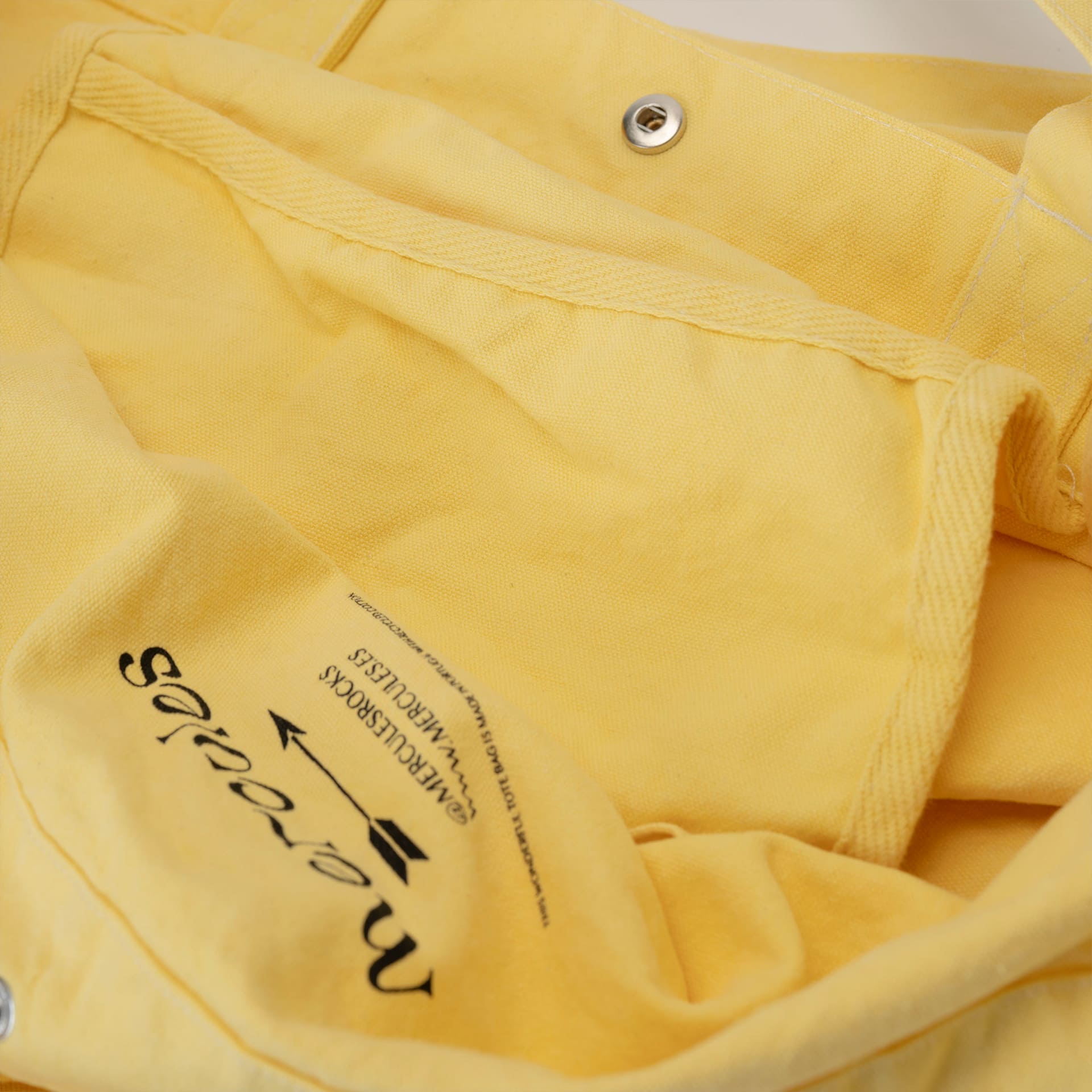 Canvas tote amarillo