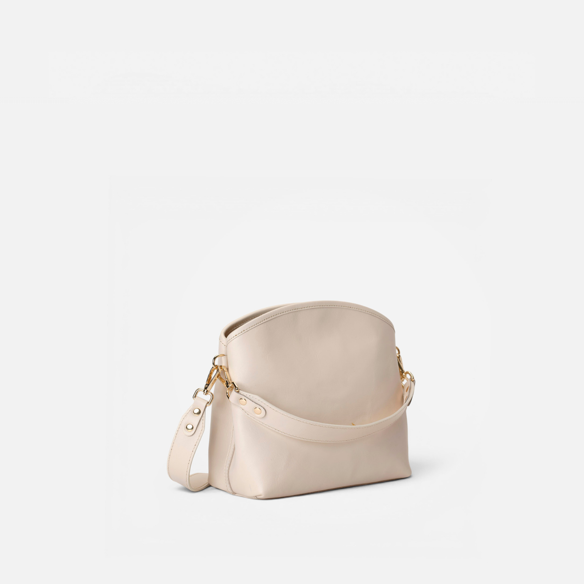 Bolso de mano y bandolera Juniper color hueso, de Mercules