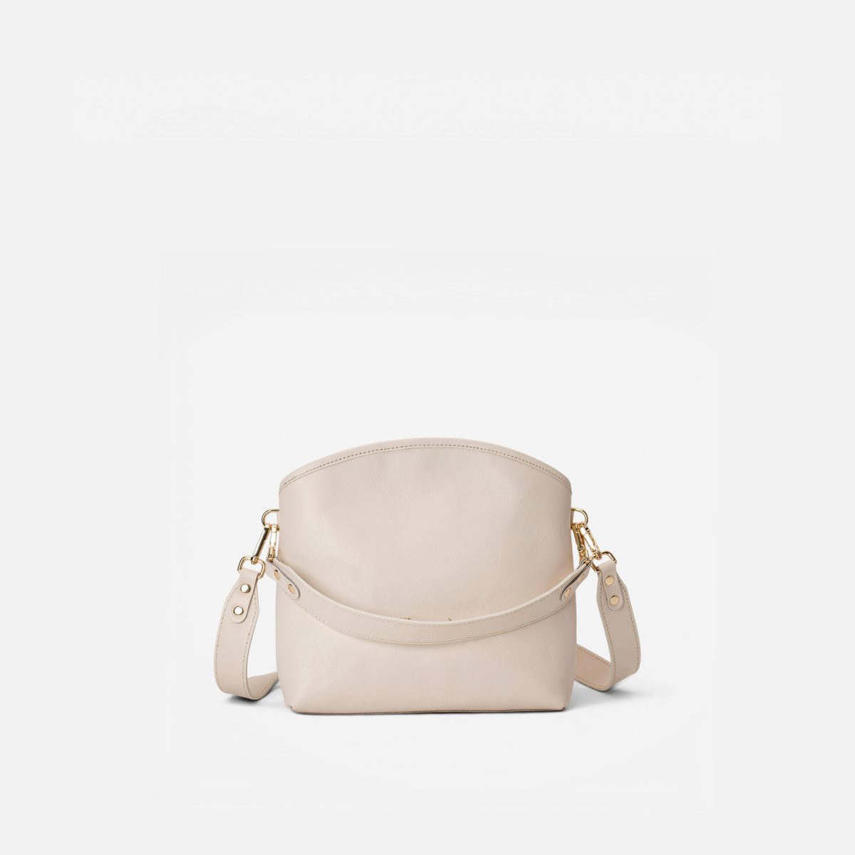 Bolso de mano y bandolera Juniper color hueso, de Mercules
