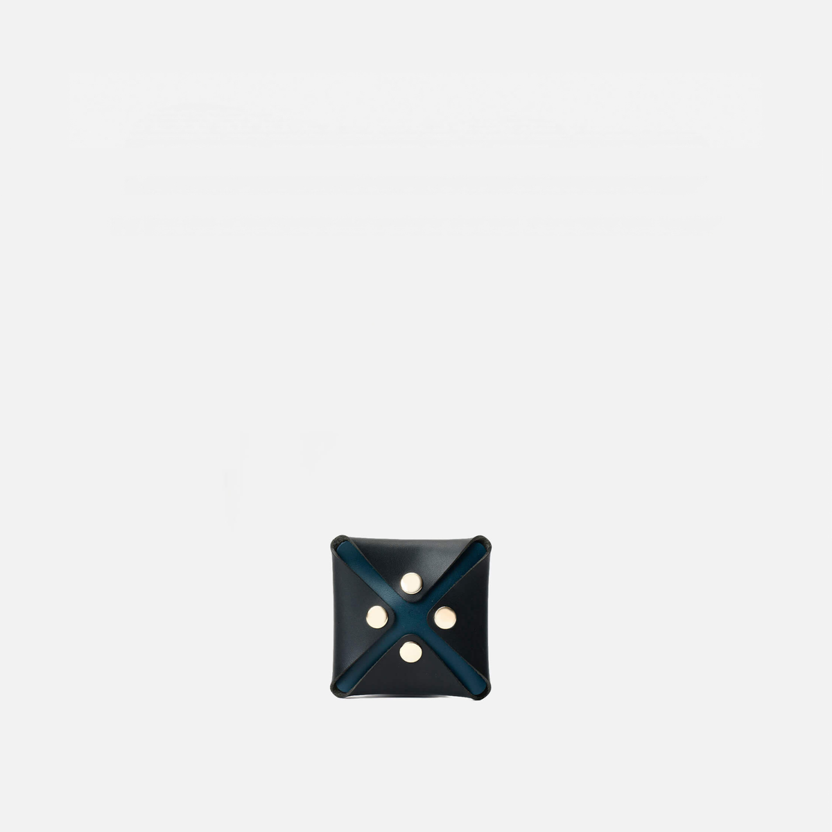Arrow Black & Blue Coin Purse, by Mercules
