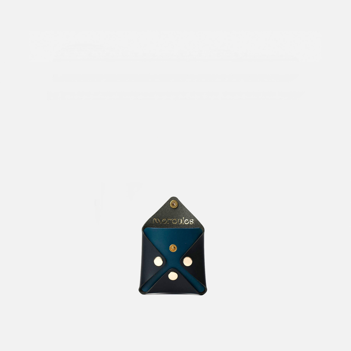 Arrow Black & Blue Coin Purse, by Mercules