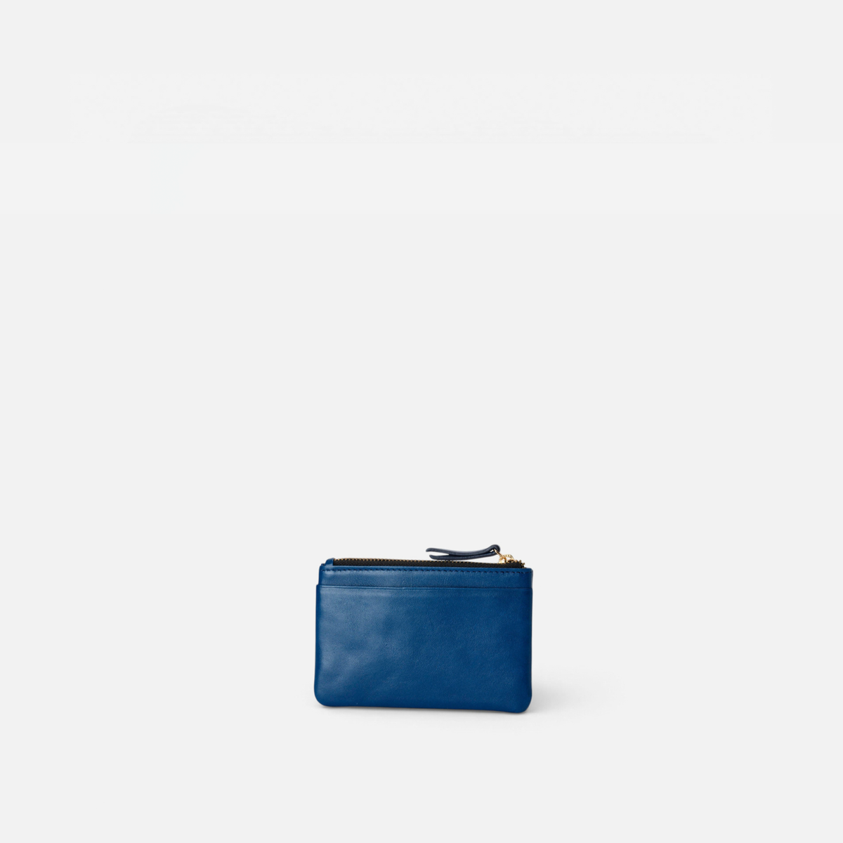 Monedero de piel color azul marino, de Mercules