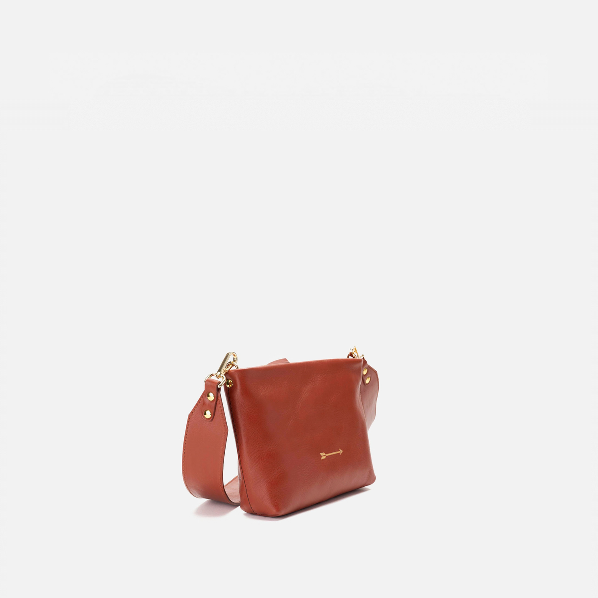 Apollo leather crossbody bag in tile, by Mercules
