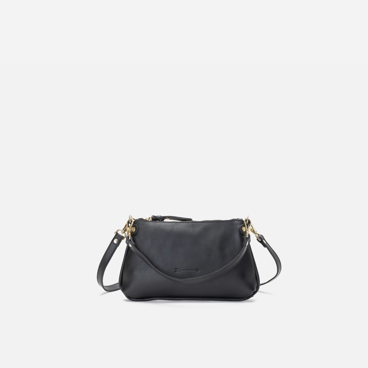 Bolso pequeño de hombro Foxy color negro, de Mercules