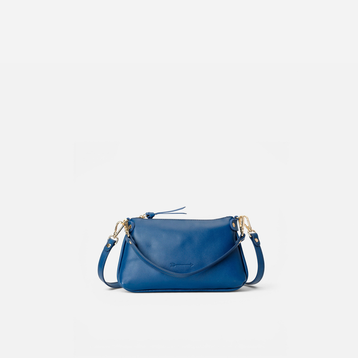 Bolso pequeño de hombro Foxy color azul marino, de Mercules