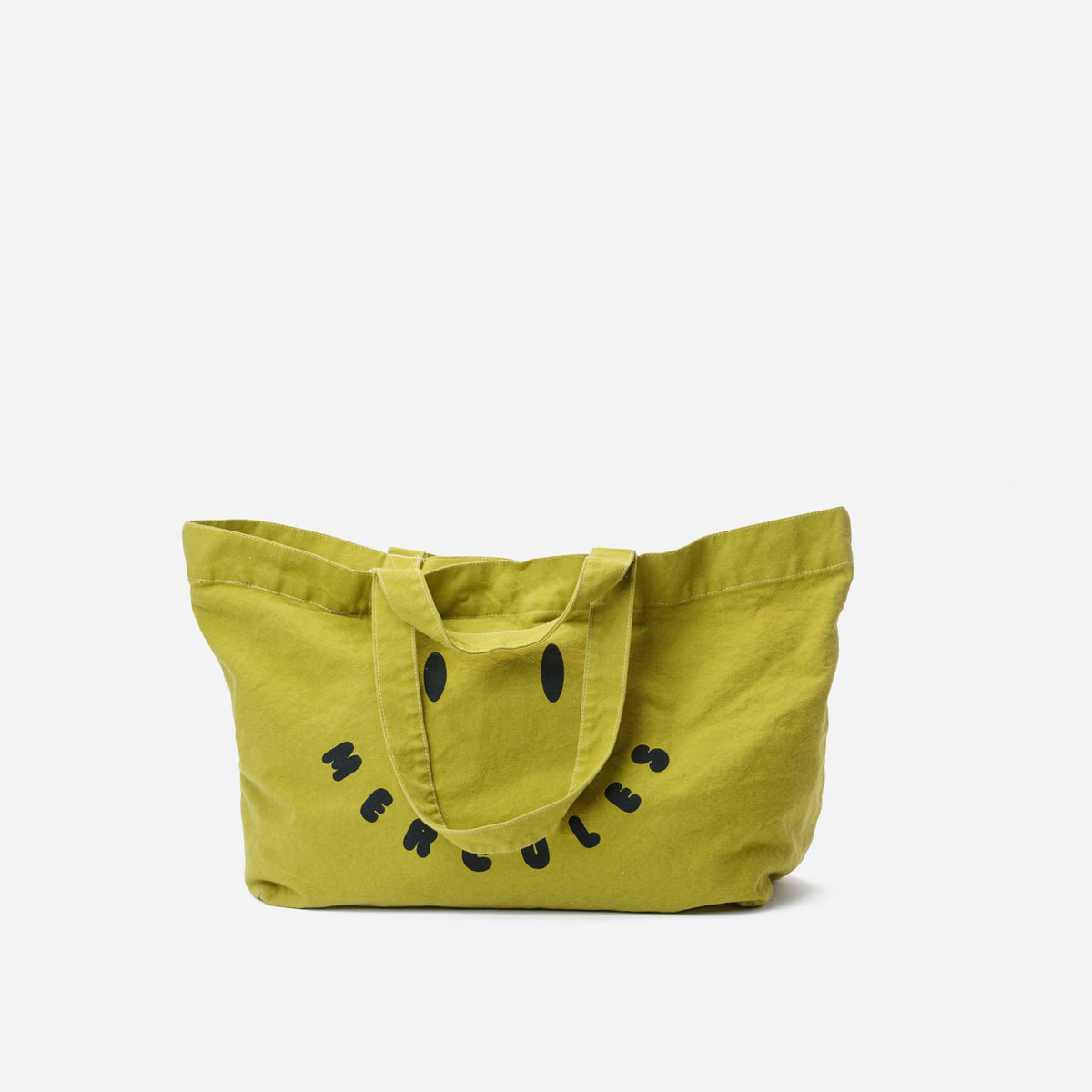 Canvas tote Smiley matcha, de Mercules