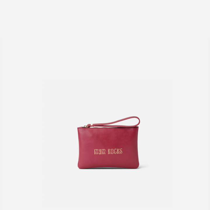 Clutch de piel Zipper 