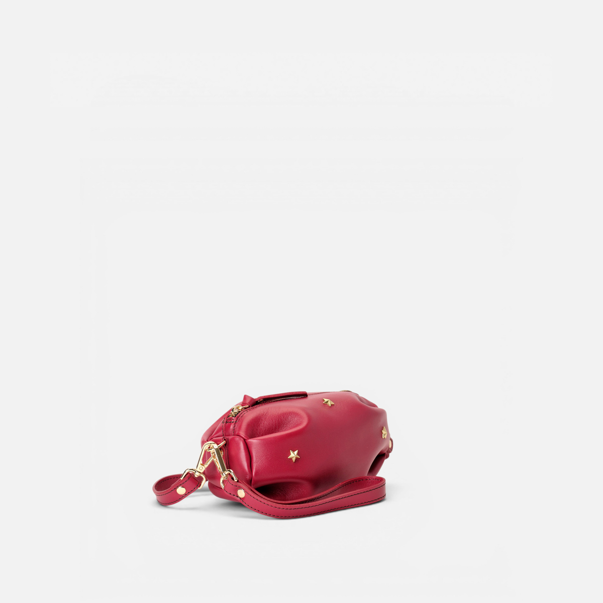 Bolso pequeño con estrellas Wasp color rojo lipstick, de Mercules