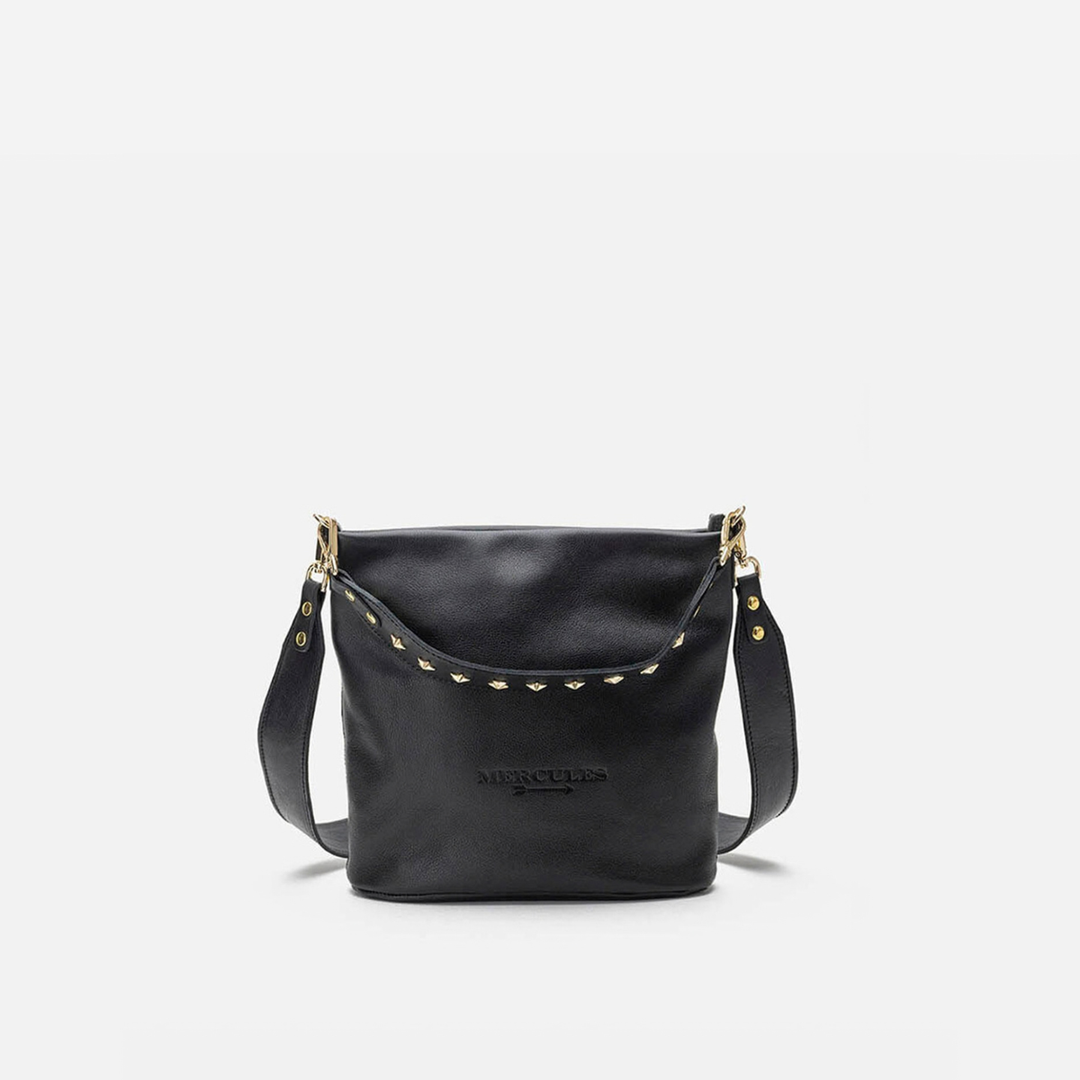 Bolso de piel asa estrellas Tango color negro, de Mercules