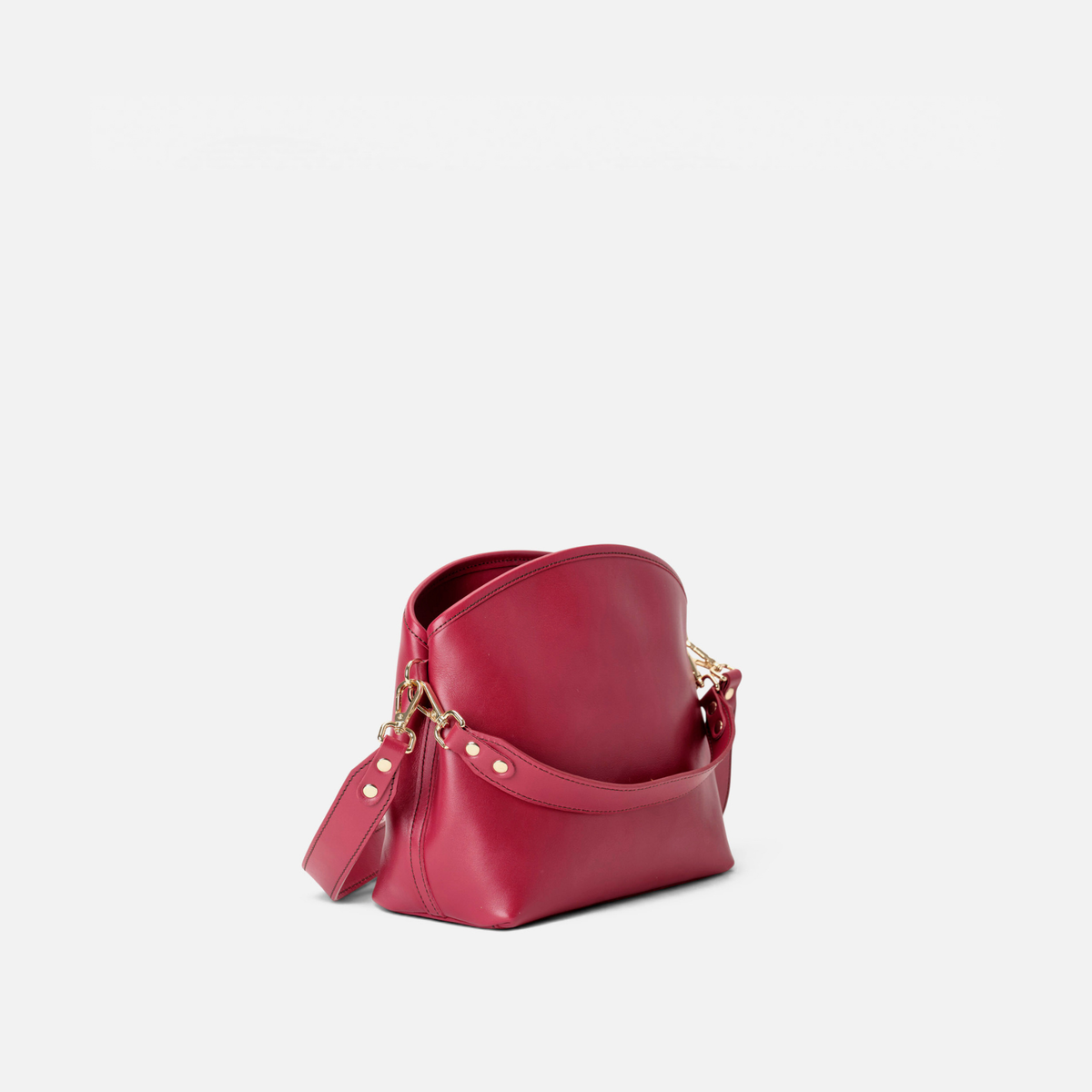 Bolso de mano y bandolera Juniper color rojo lipstick, de Mercules