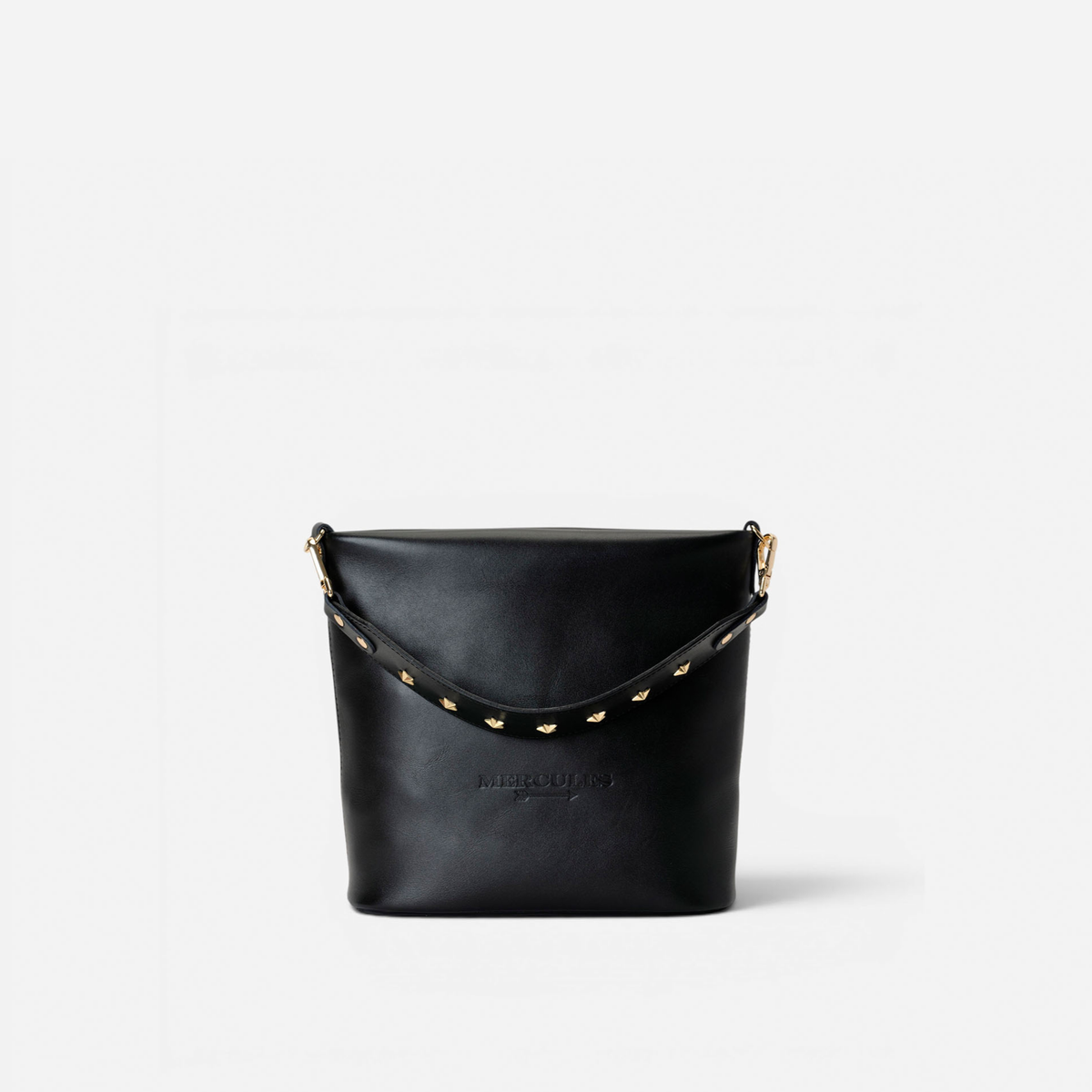 Bolso de piel asa estrellas Tango color negro, de Mercules