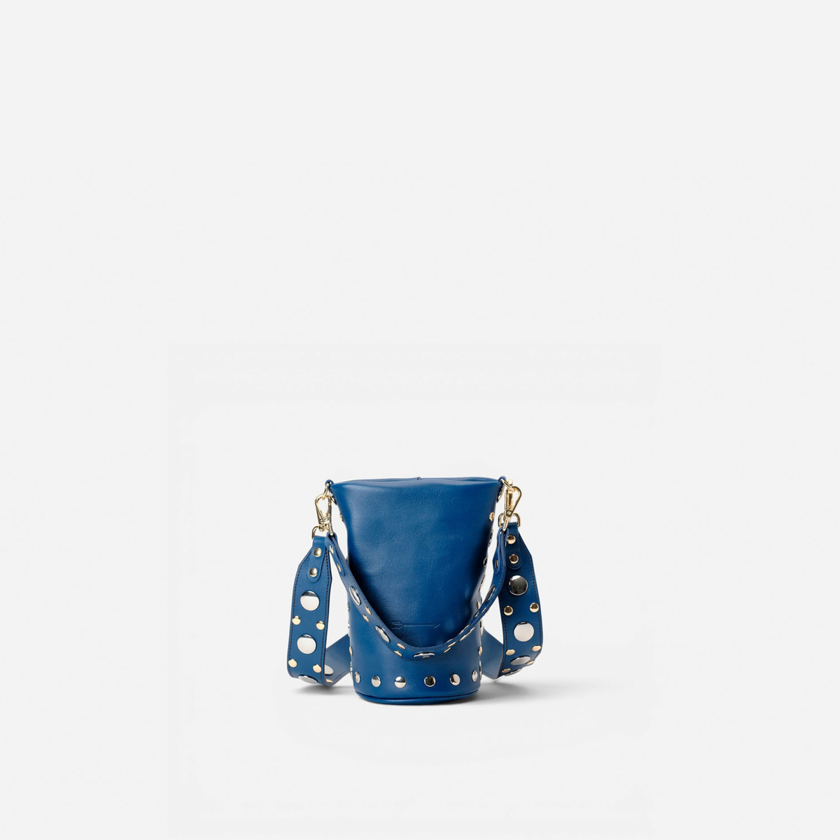 Candy Disco small studded bag in navy, by Mercules