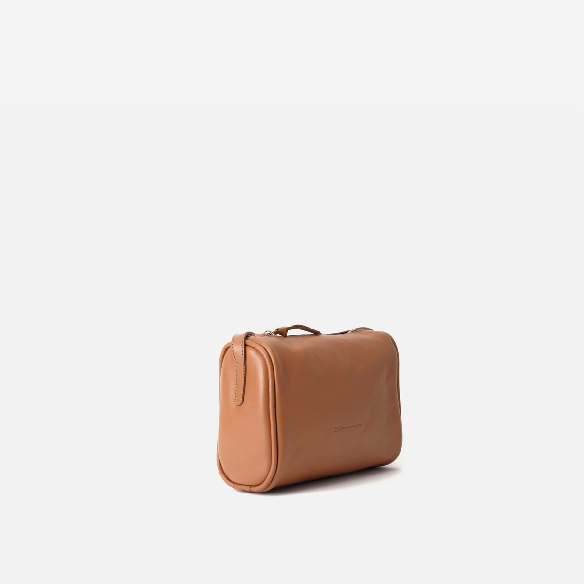 Parker leather cylinder bag in cognac, by Mercules