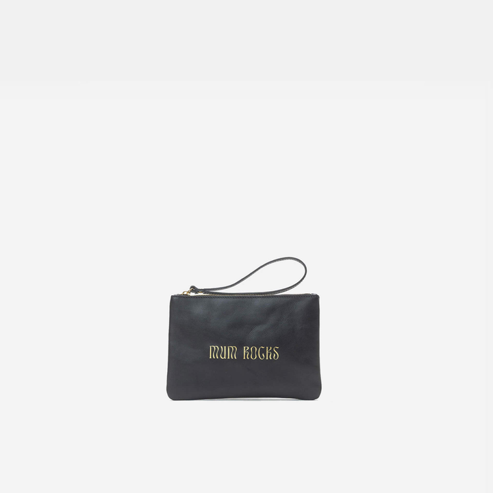Clutch de piel Zipper 