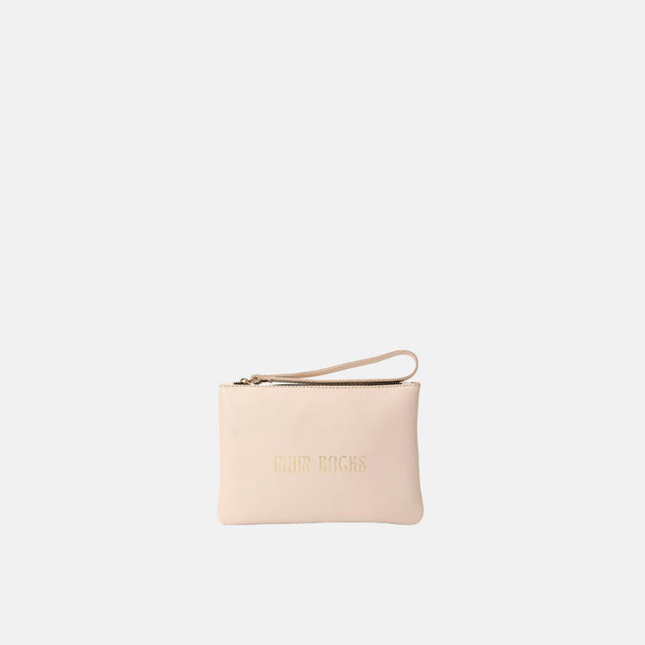 Clutch de piel Zipper 