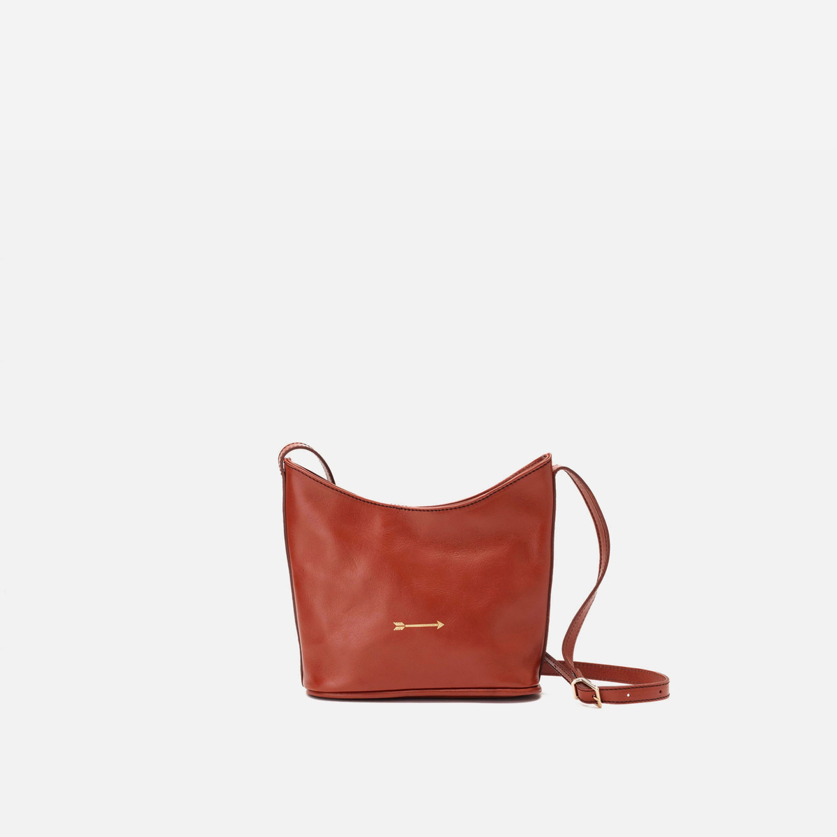 Corbet leather crossbody bag in tile, by Mercules