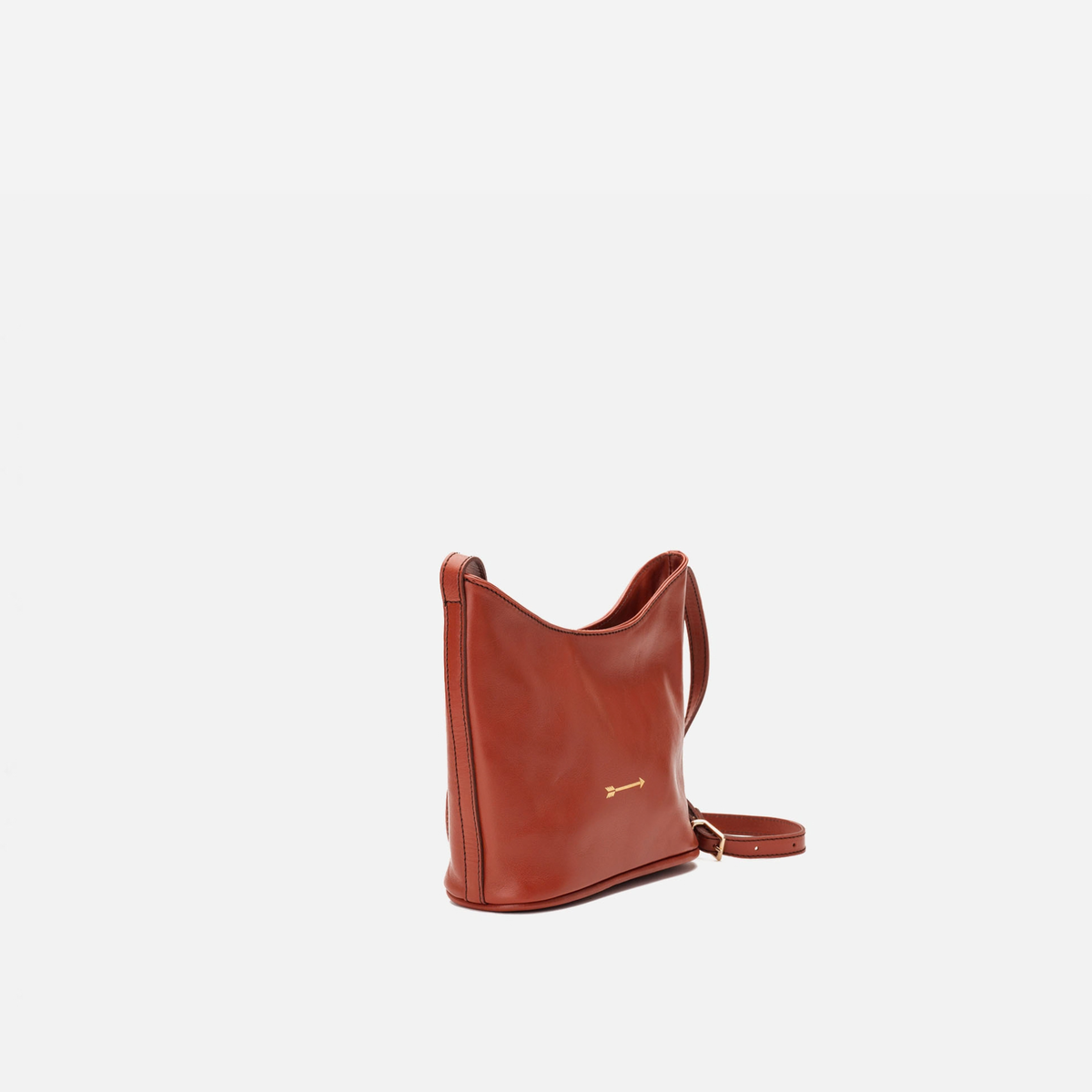 Corbet leather crossbody bag in tile, by Mercules