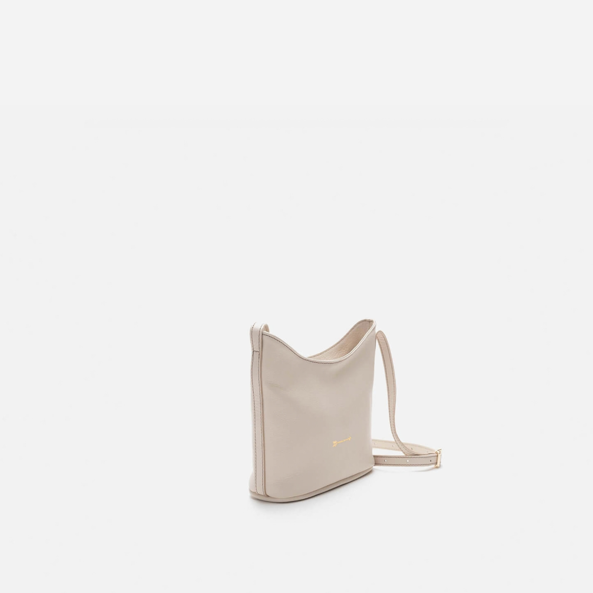Corbet leather crossbody bag in bone, by Mercules