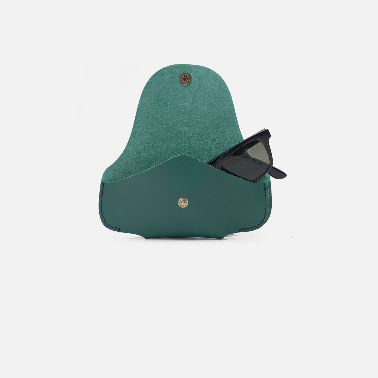 Funda de gafas verde