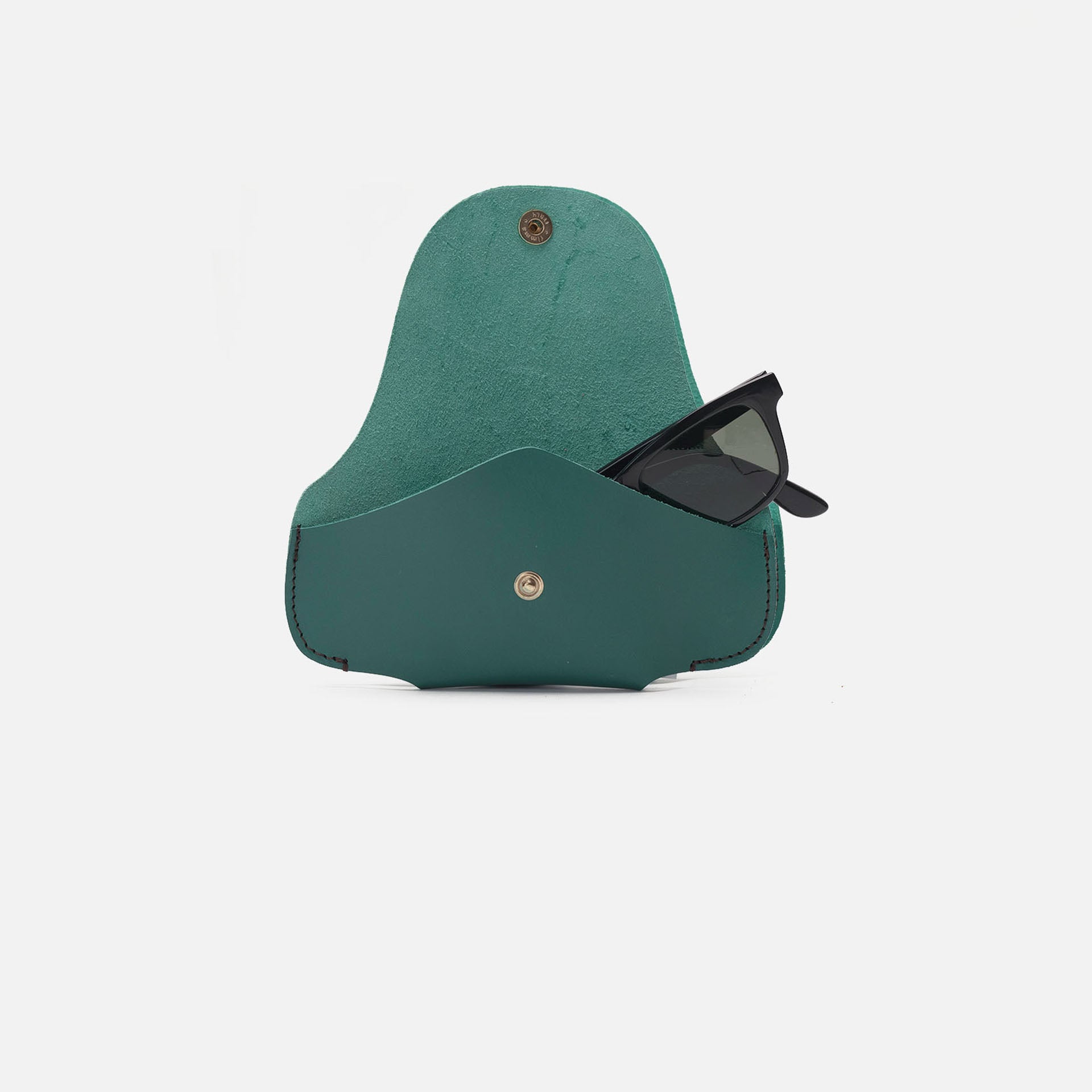 Funda de gafas verde