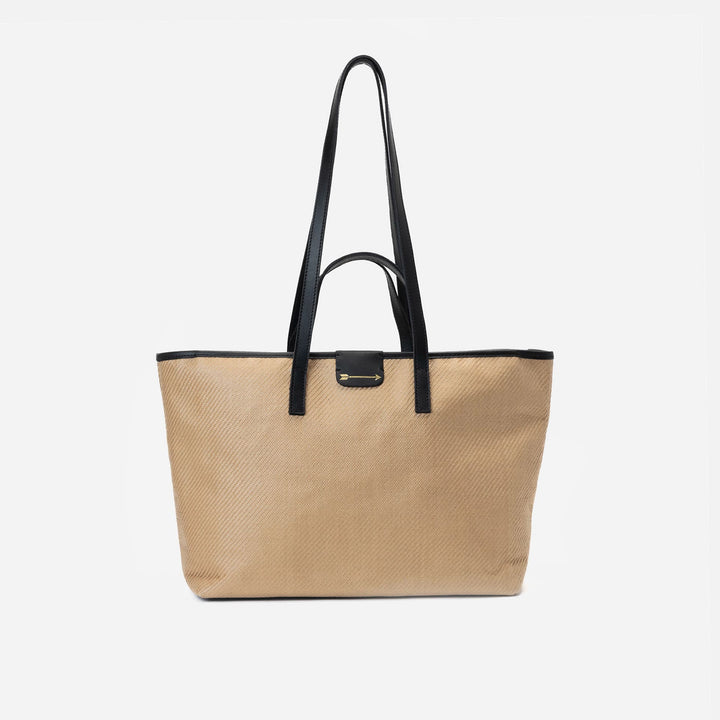 Jumbo Rafia Beige y Negro