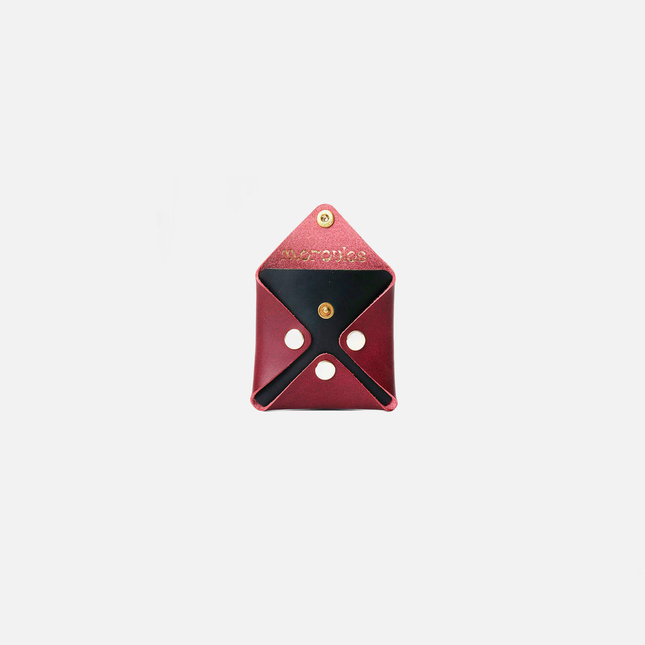 Monedero Arrow Burdeos y Negro