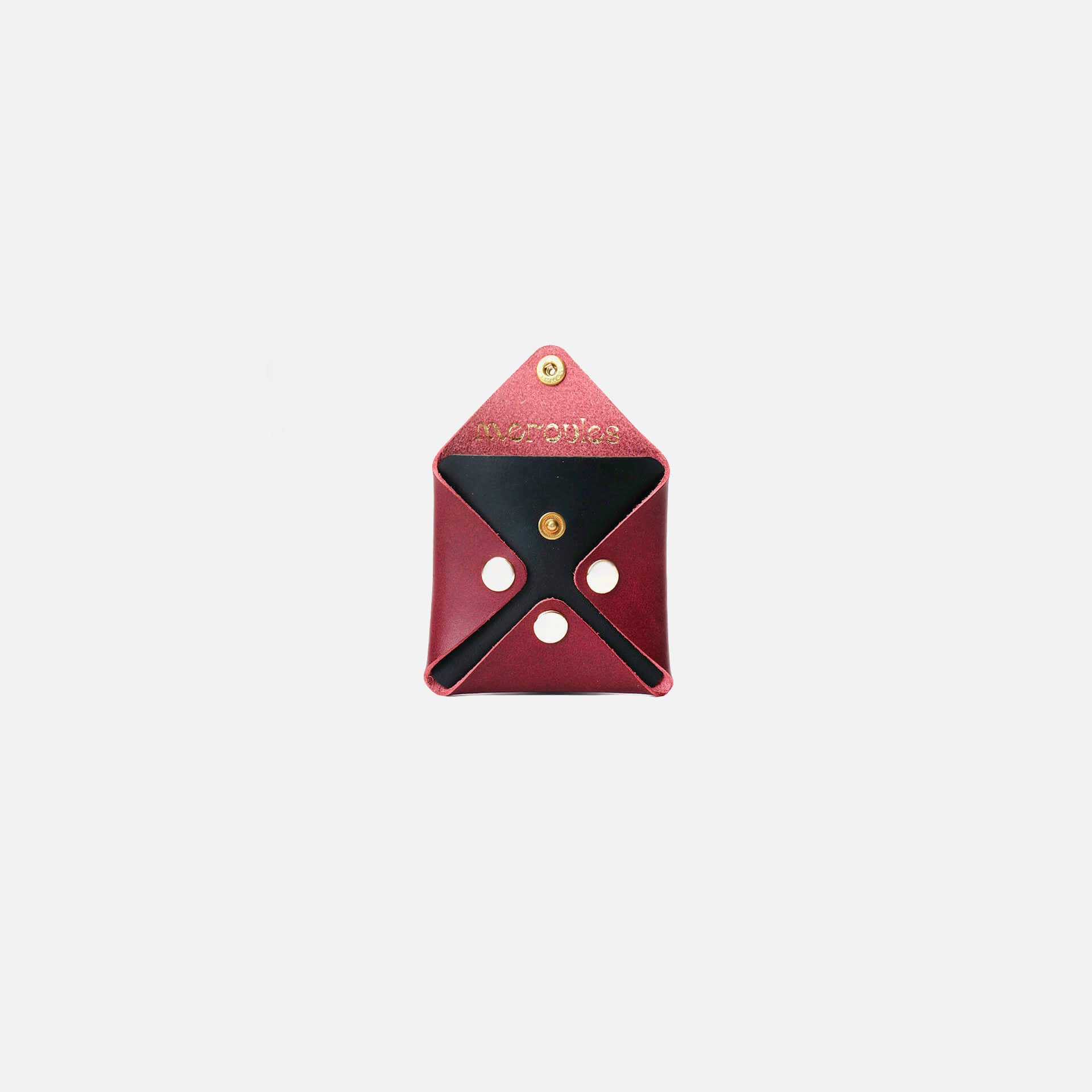 Monedero Arrow Burdeos y Negro