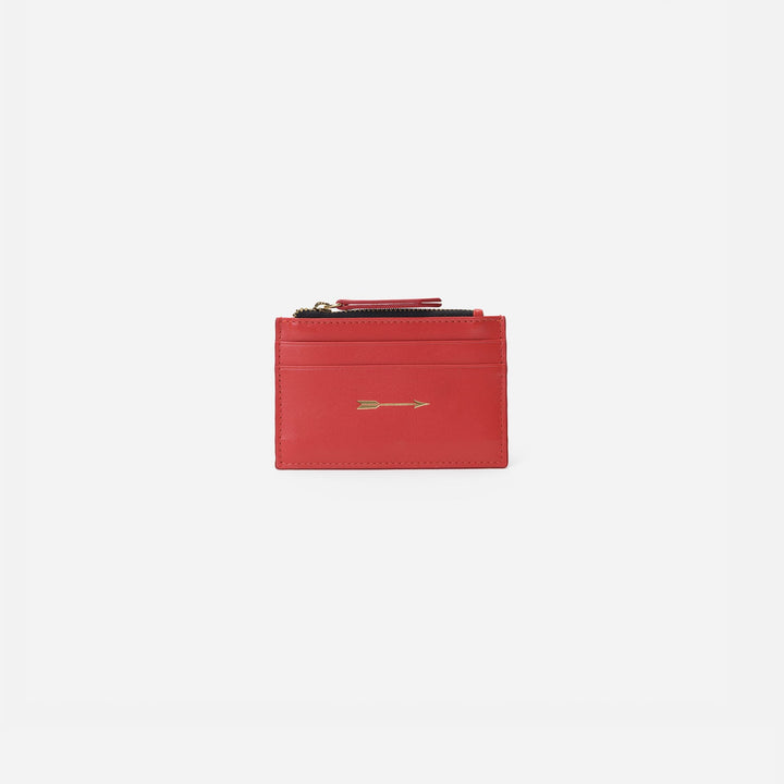 Tarjetero Zip Coral