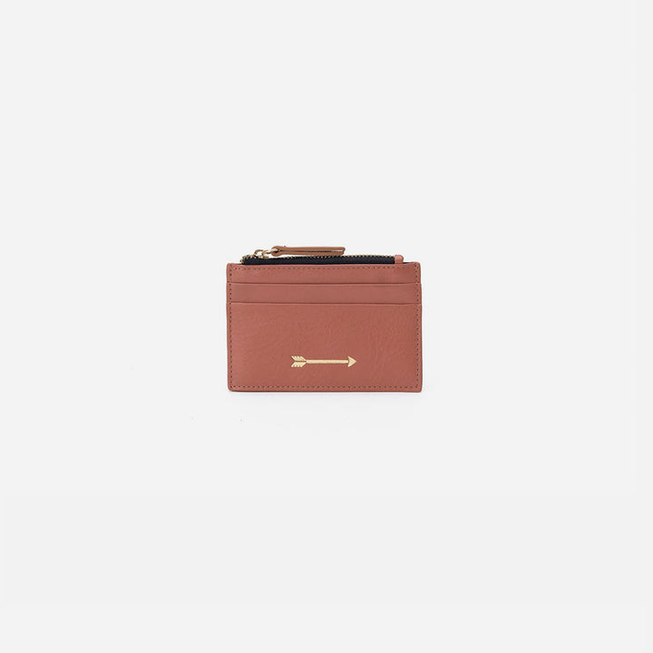 Tarjetero Zip Terracota