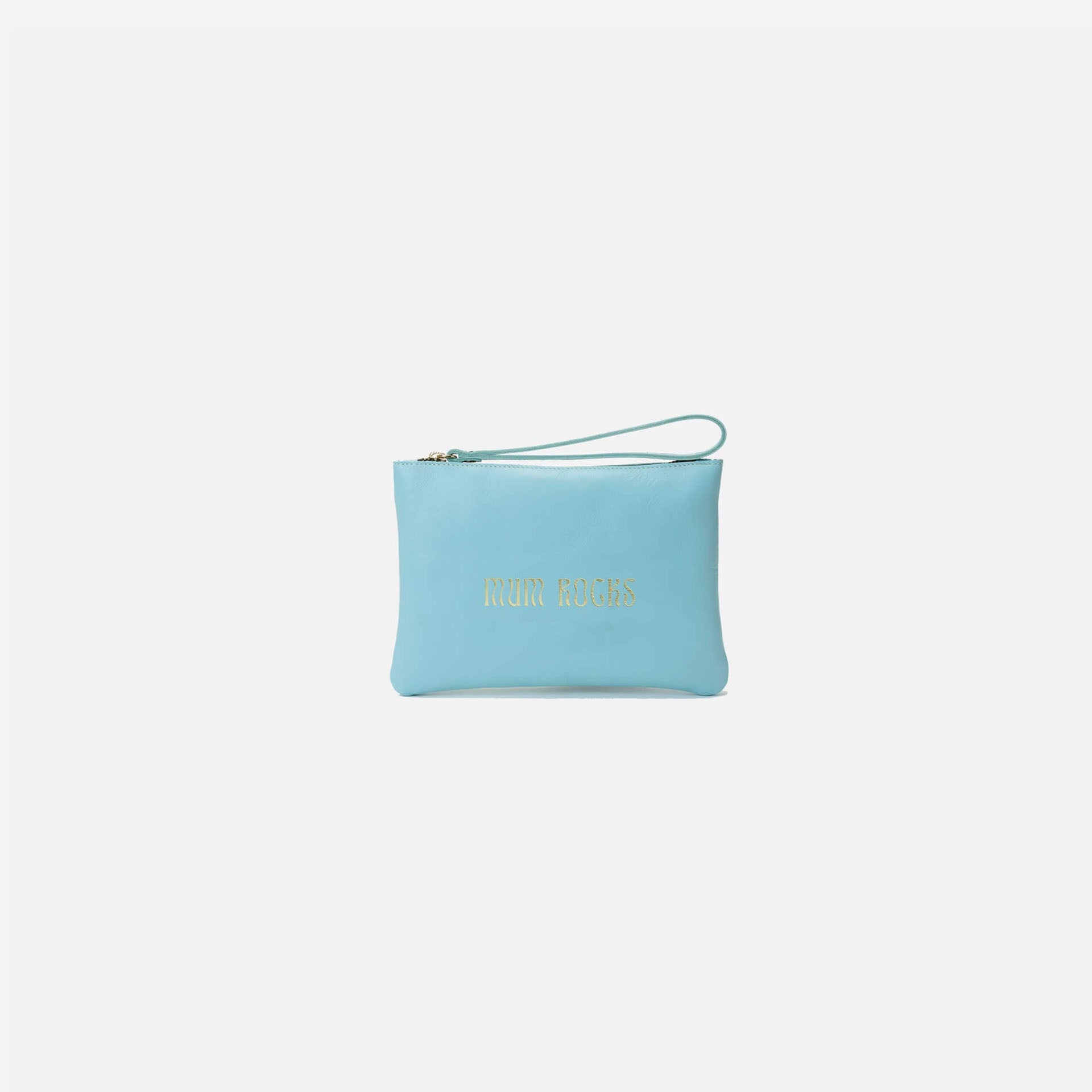 Zipper "Mum Rocks" Celeste