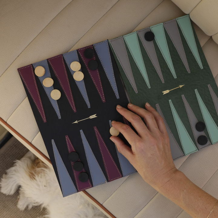Pack Backgammon viaje Green