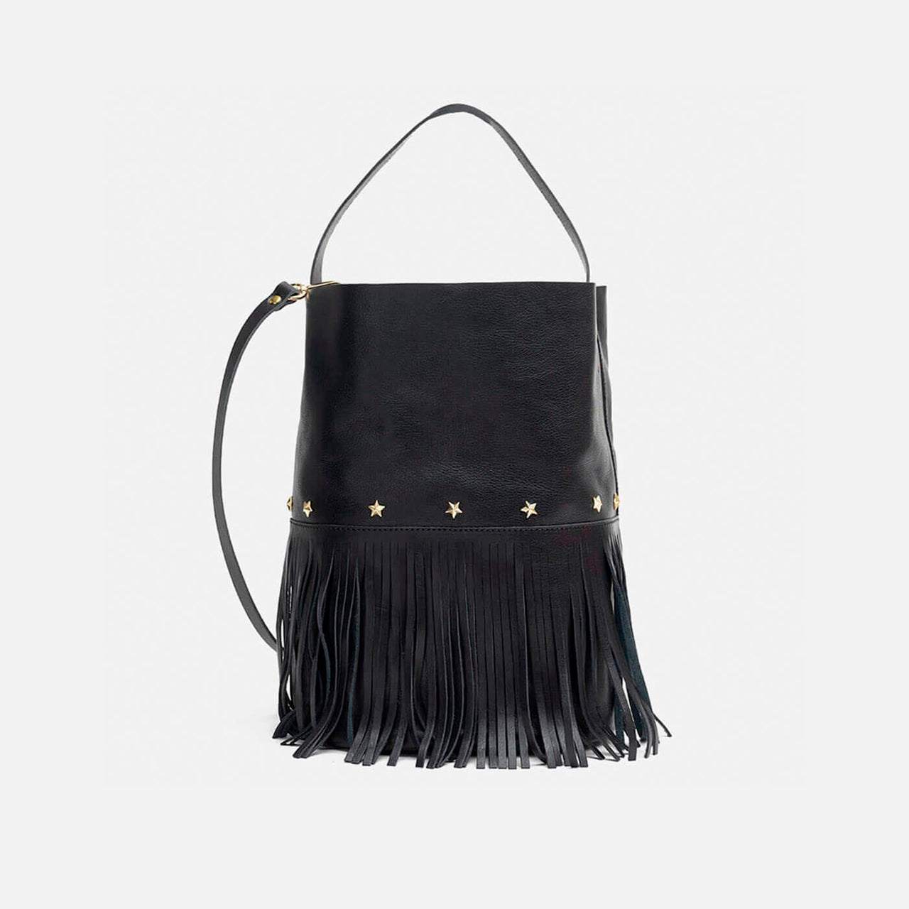 Bucket Fringes Negro