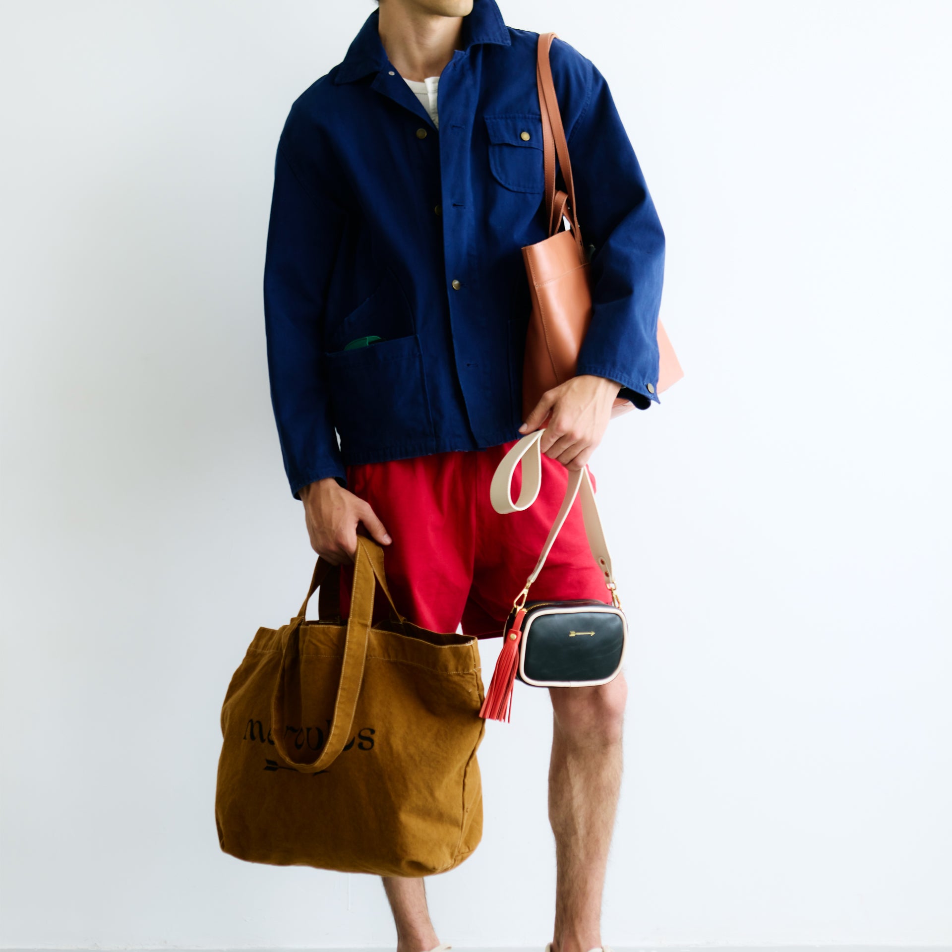 Canvas tote mostaza