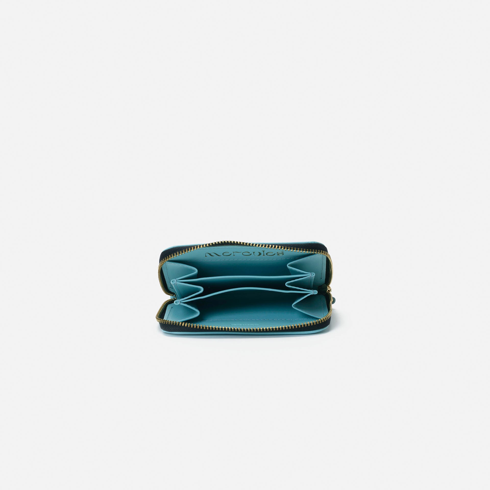 Cartera continental mediana Celeste