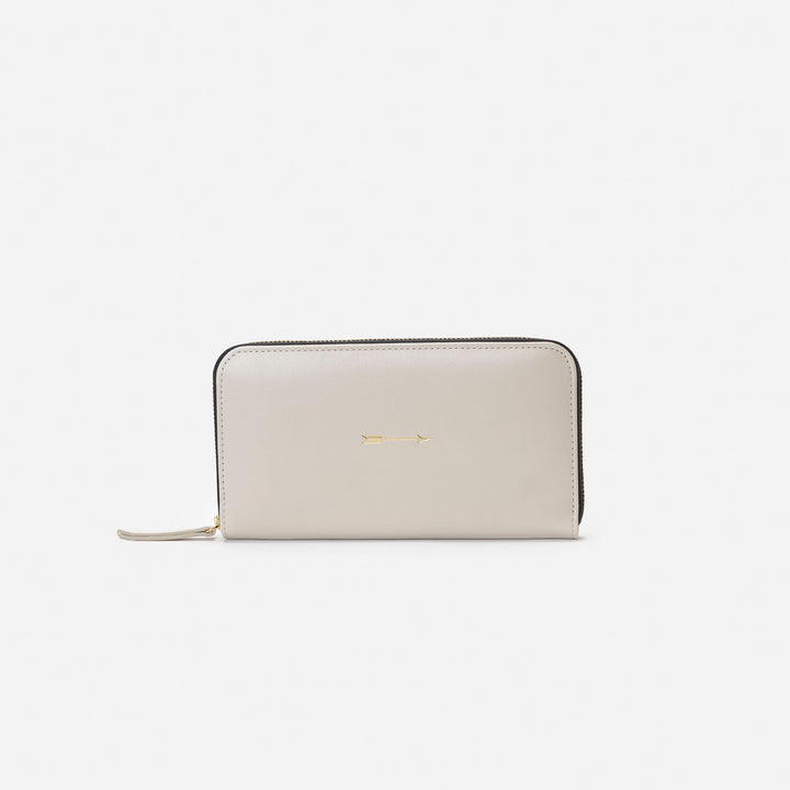 Cartera Continental Grande Bone