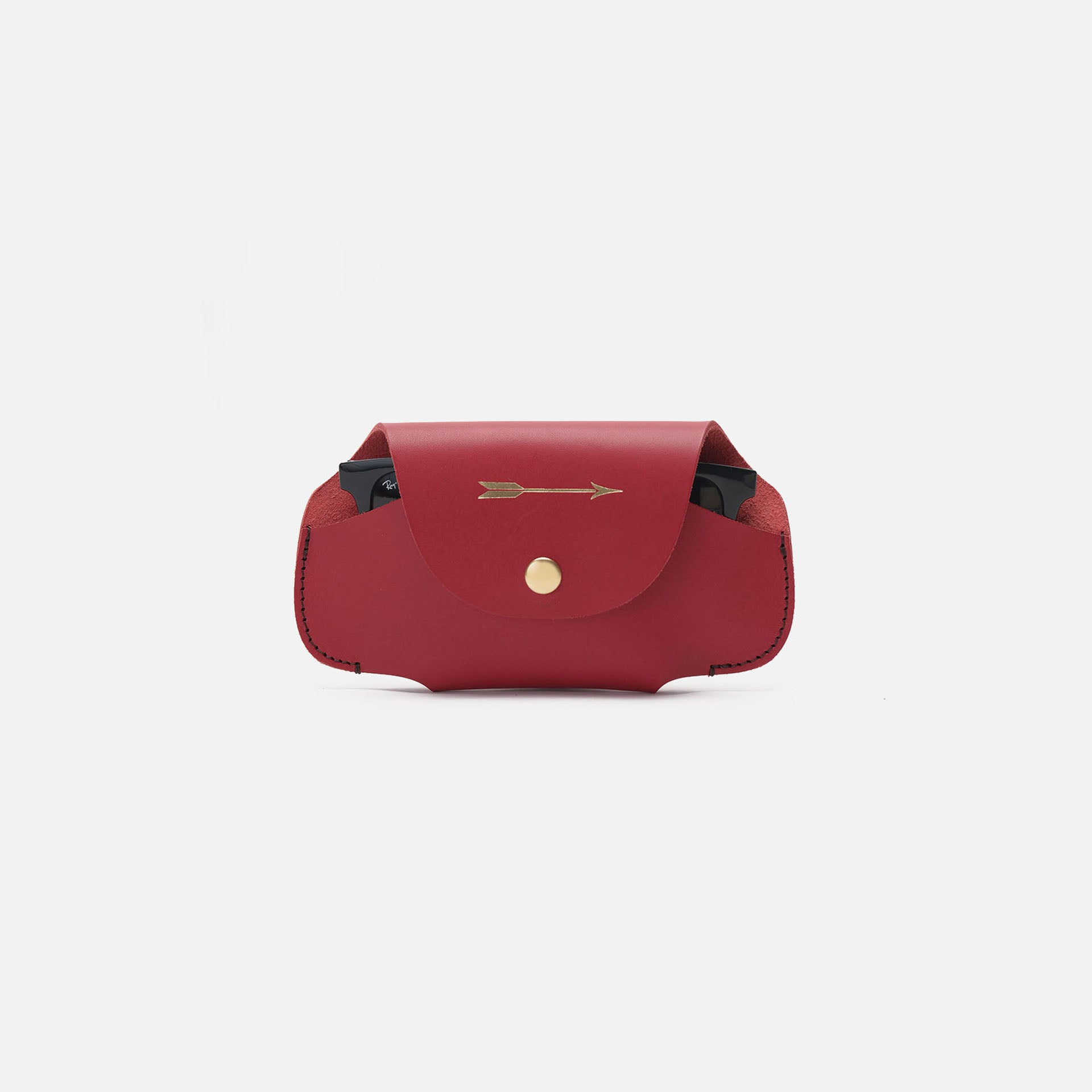 Funda de gafas roja